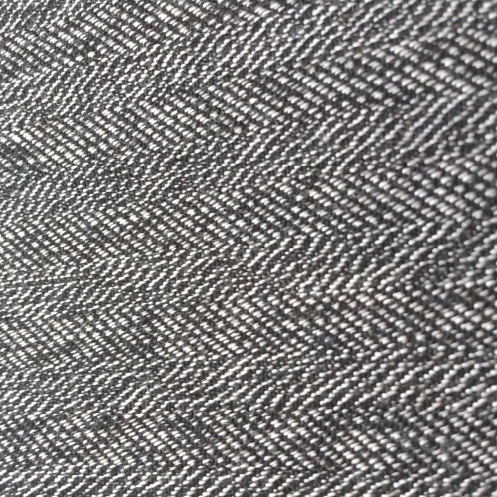 Like New Club Room XL Black/White Herringbone Adjustable Vest - Picture 5 of 11